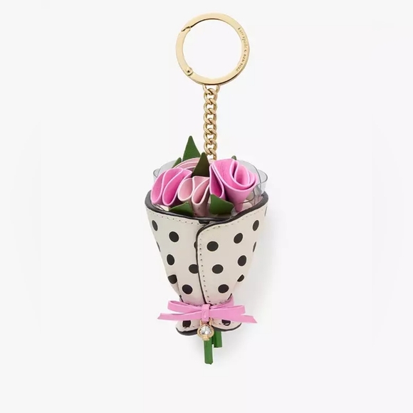 Kate spade Flora Flower Keychain - Picture 8 of 9